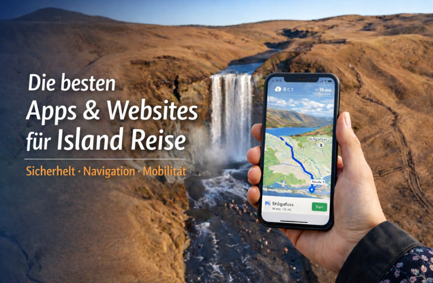 Die wichtigsten Apps & Websites für Island: Sicherheit, Navigation & Mobilität