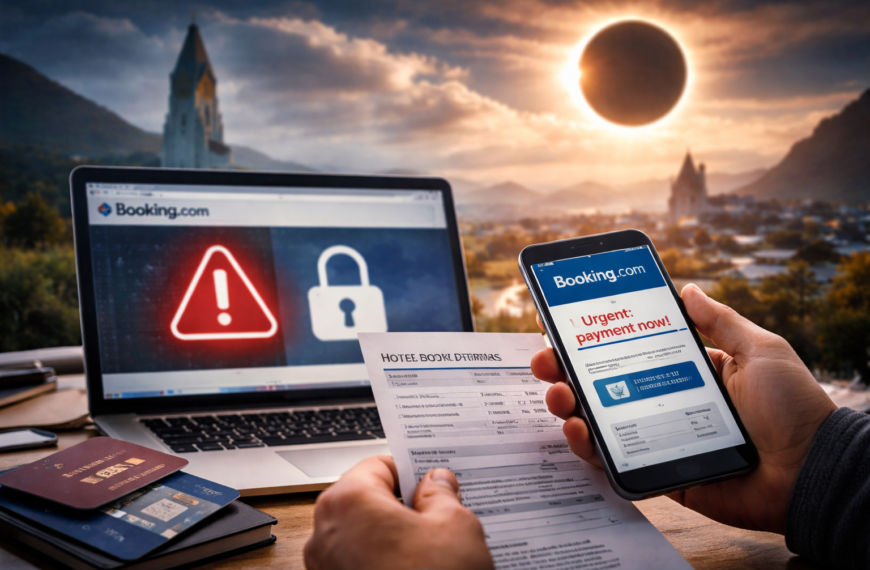 Sonnenfinsternis Island im August – Betrugswarnung nach Booking.com-Datenleck