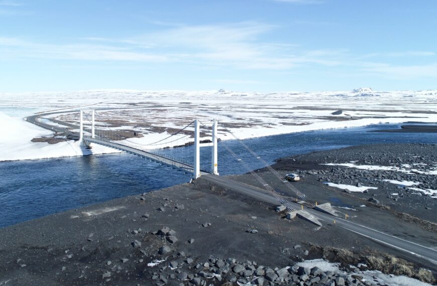 Wartungsarbeiten an Brücke über Jökulsá á Fjöllum: Sperrungen auf der Ringstraße geplant
