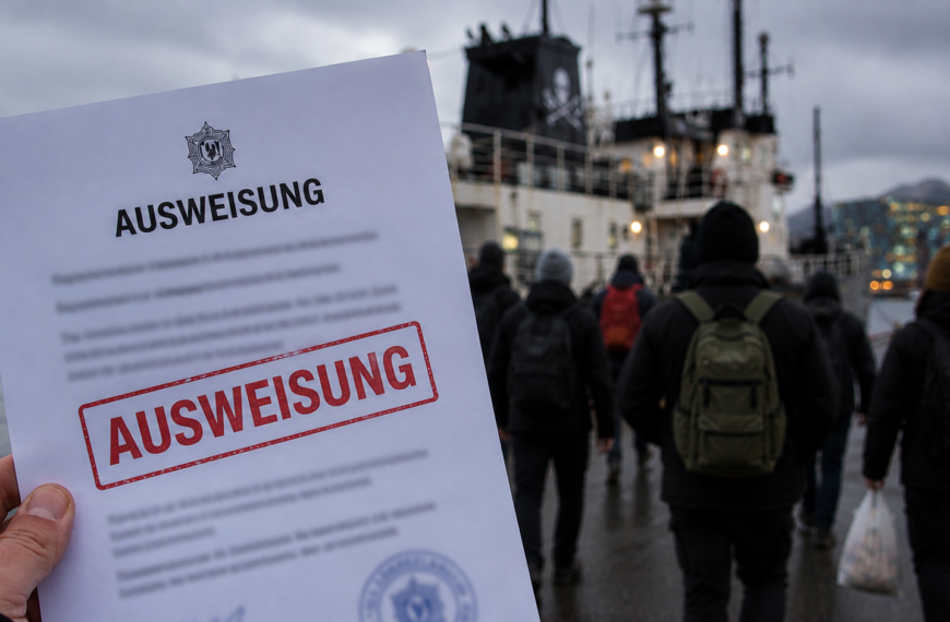 Bandero-Besatzung muss Island verlassen – Ausweisungsbescheide und Wiedereinreiseverbote zugestellt